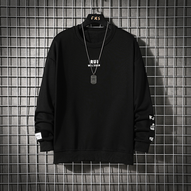 

2021 New Autumn Spring Fashion Oversize Parts Male Print Long Sleeve Neck Shirt for the Man Top Shirts 1LUD, W906 b