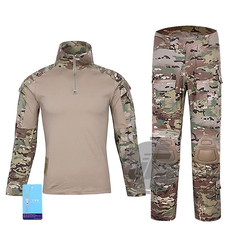 

Tactical BDU G3 Combat Uniform Shirt & Pants Set For Women Shooting Hunting Assault Tops & Trousers With Knee Pads MC