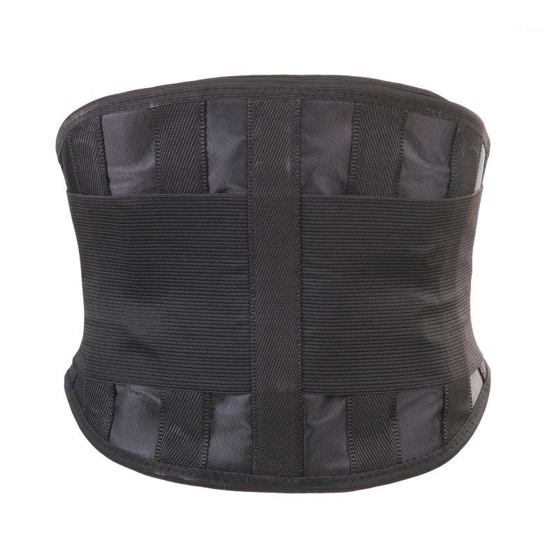 

Tourmaline Self-heating Magnetic Therapy Waist Support Belt Lumbar Back Waist Brace Adjustable Absorption Pads1, White