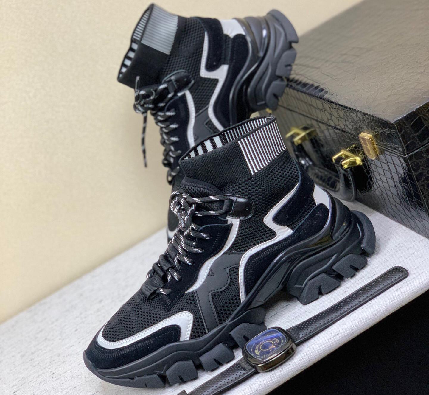 

Real leather Sneakers men shoes women chaussures de designer sports Loafers Running martin Platform Casual boots 8272 r4