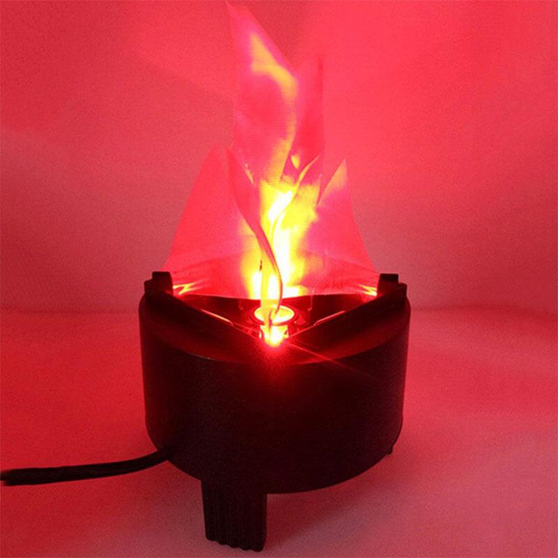 

LED Virtual Fake Flame Effect Light Fire Flame Stage Lights KTV Bar Halloween Holiday restaurant decor Cloth Silk