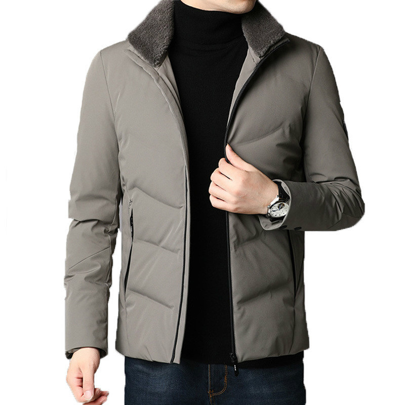 

2020 famous men's wear thick camouflage brand down warm coats long winter jacket for men of high quality coat L0BO, Black