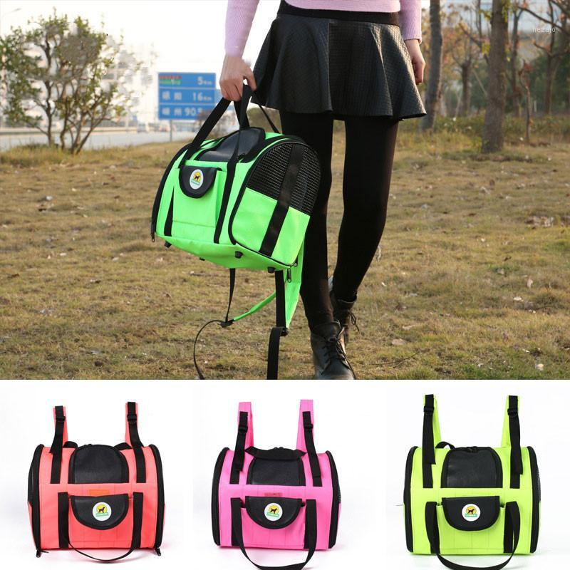 

Saim Dog Carrier Bag Breathable Car Travel Packet Cat Luggage Portable Folding Hangbag Puppy Dog Cat Carrier Bag for Pet Supply1