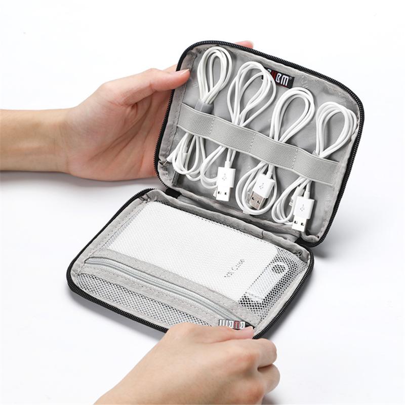 

Electronic storage bag cationic polyester data line storage bag multi-functional digital