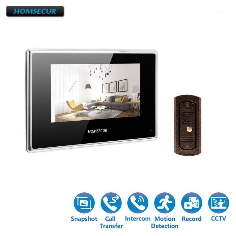 

HOMSECUR 7" Wired Video Door Entry Phone Call System For Home Security BC011-C+BM718-B1