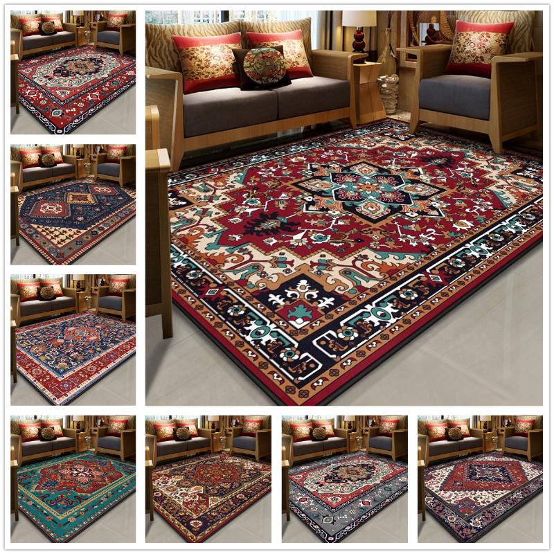 

Carpets Persian Rugs Living Room Carpet Crystal Velvet Turkish Kitchen Rug Bedroom Hallway Corridor Area Door Prayer Floor Mat