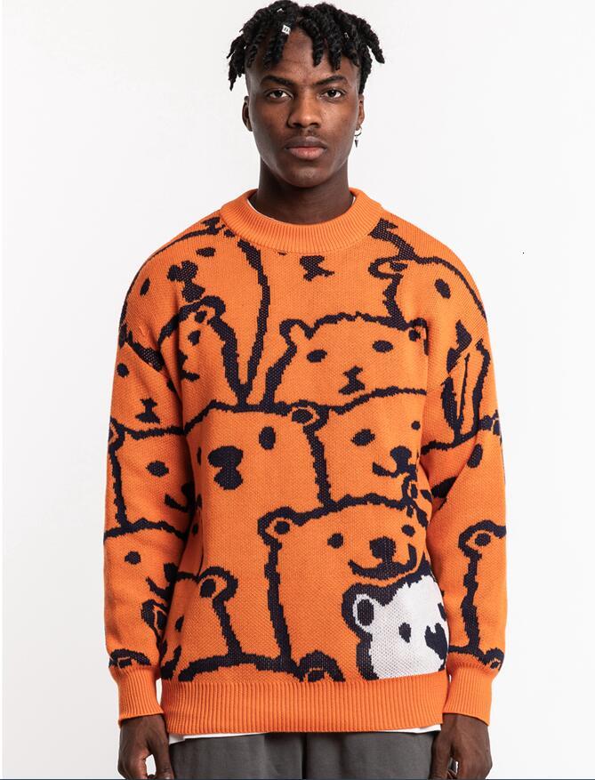 

New Streetwear Long Sleeve Hoodies Cute Cat Print Sweater 2021 Design Men 4b3s, As picture shown