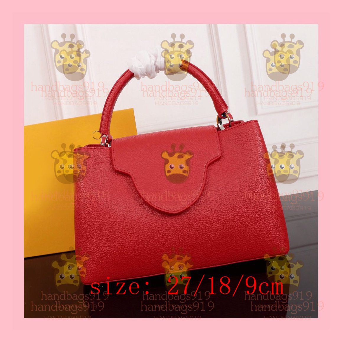 

handbag Totes 2021 handbags919 handbags Fashion street Classic Colorful business Fashion Retro mosaic pattern Bags totes Shopping woman, Fc01 27/18/9cm no box
