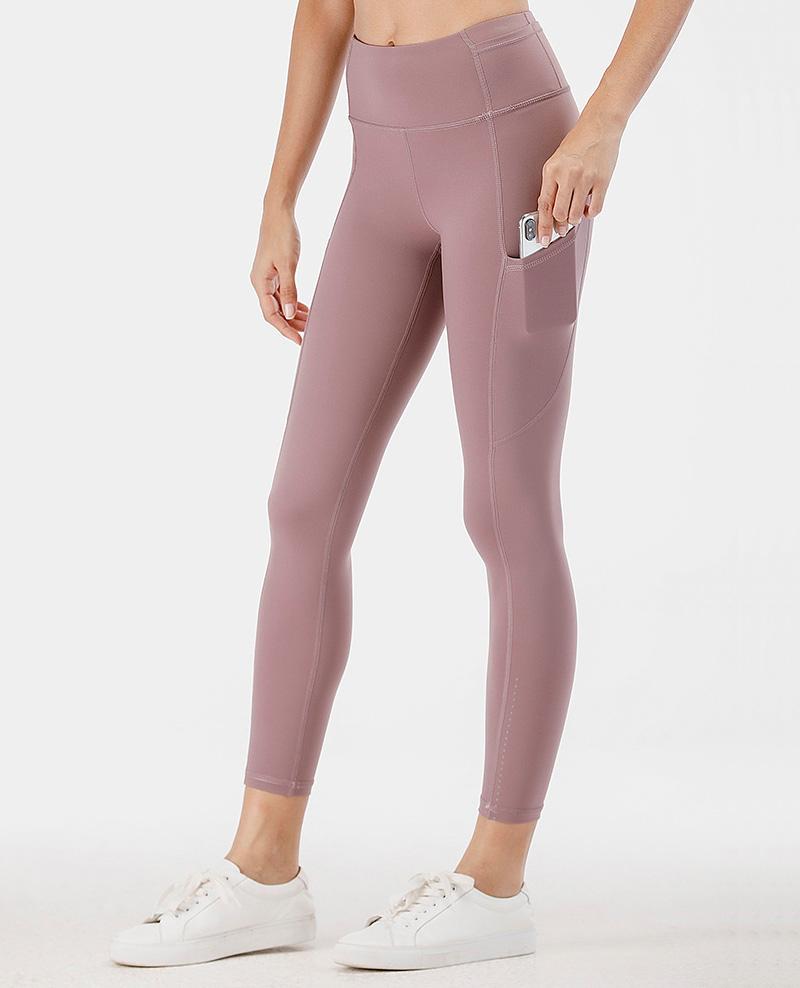 

Newly Women Yoga Pants Fitness Sports Leggings Elastic Printing Tights For Female Impressionist Slim Running Full Plus Size 2020, Brown