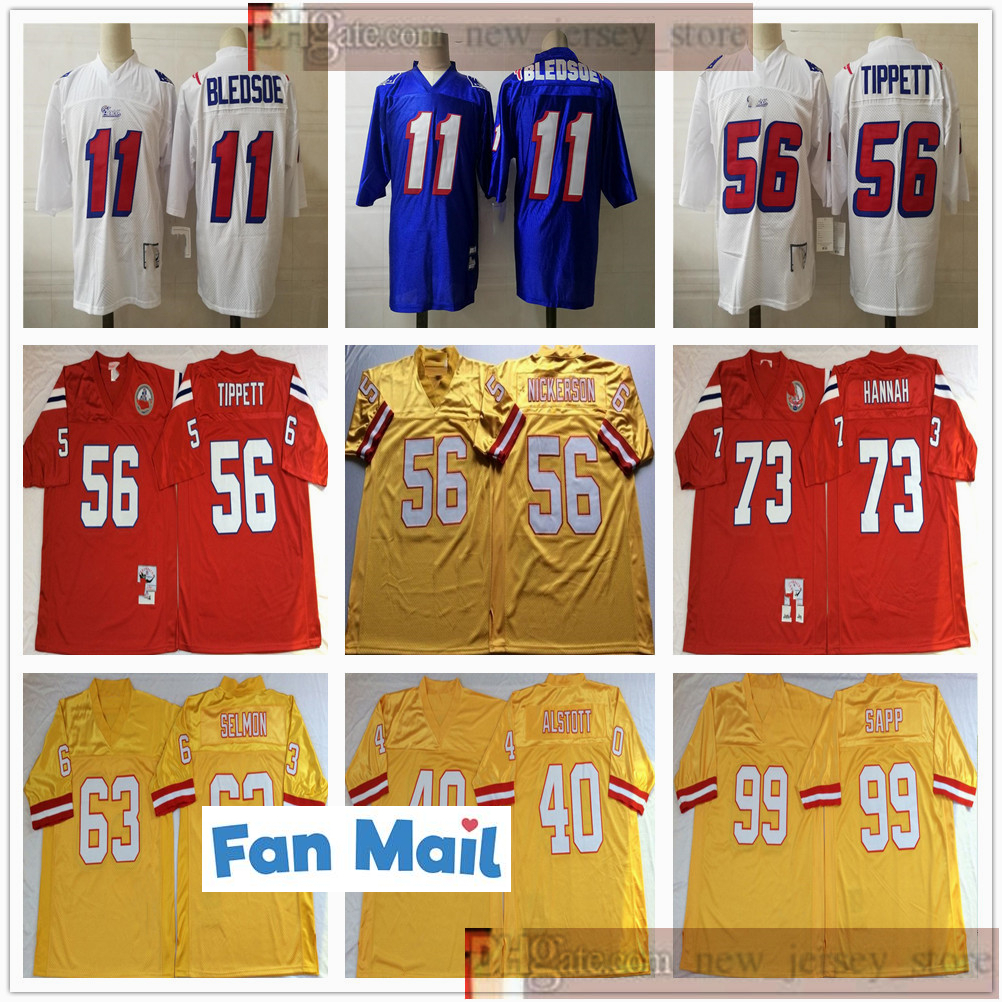

NCAA Football Retro Vintage 11 Drew Bledsoe Andre Tippett John Hannah Mike Alstott Hardy Nickerson Roy Selmon Warren Sapp Jerseys Mens, Black;red