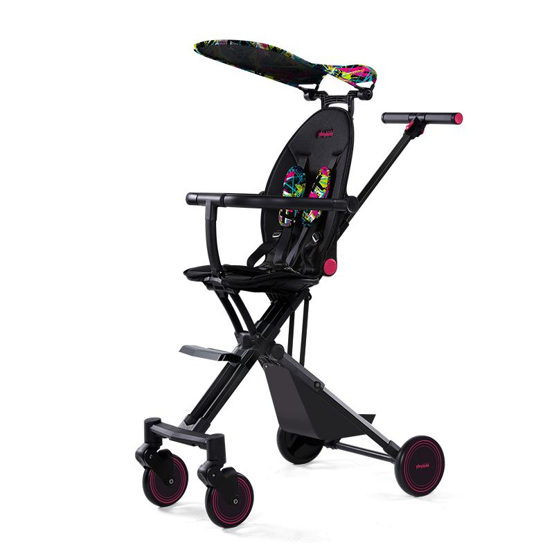 

Playkids compact fold trolley stroller travel cheap_baby_strollers light portable baby stroller easy fold shade