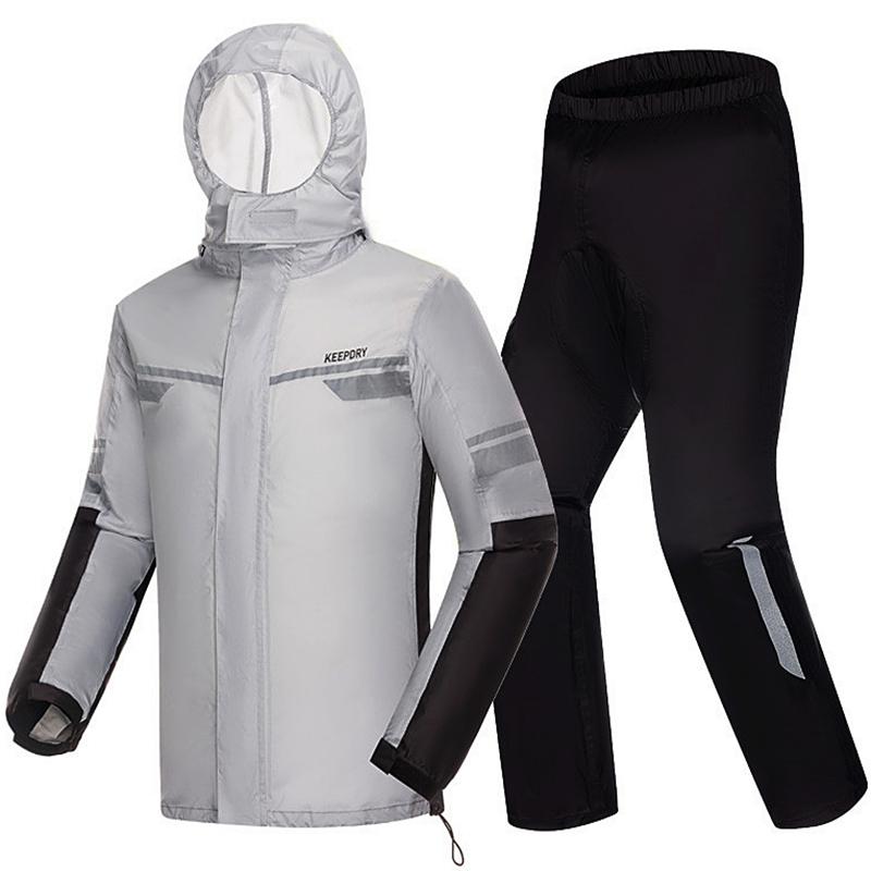 

Motorcycle Waterproof Rainwear Jacket Reusable Hooded Womens Rain Suit Cover Fashion Impermeable Veste Pluie Raincoat EB50YY