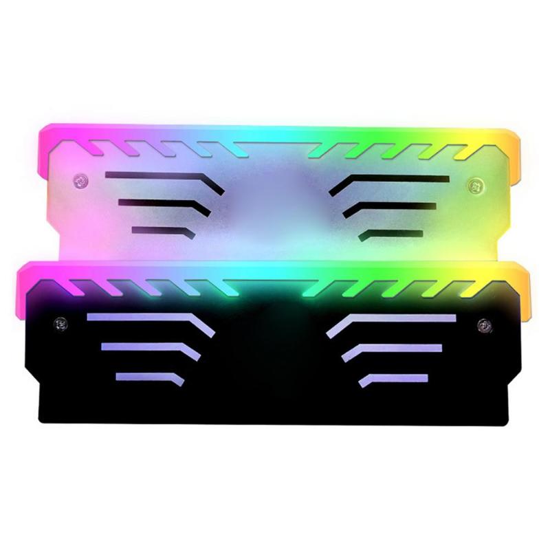 

New 3pin RAM Heatsink RGB 256 Color Radiator DDR3 DDR4 Memory Cooling Heat Spreader Cooler Radiator For Desktop PC Computer