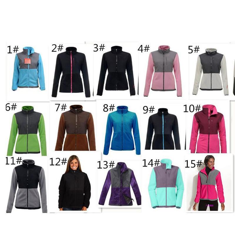 

New Winter Womens Fleece Jackets Coats Brand Windproof Warm Soft Shell Sportswear Women Men Kids Coats -XXL Mint Green, Black