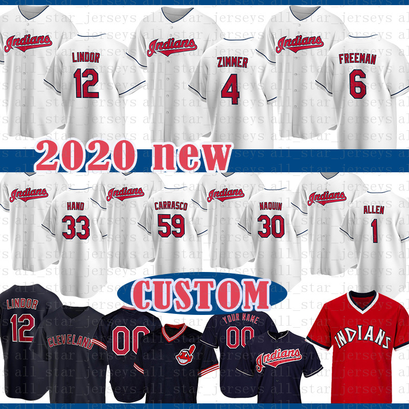 

Cleveland 11 Jose Ramirez Custom Baseball Jersey 12 Francisco Lindor 10 Edwin Encarnacion 31 Danny Salazar 42 Jackie Robinson Melky Cabrera, Jersey(yindian)retro
