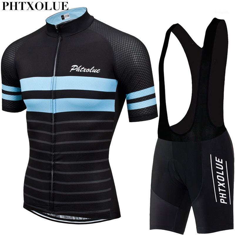 

Phtxolue 2020 Cycling Set Men Cycling Clothing Bike Clothing Breathable Anti-UV Bicycle Wear Kit Suit Jersey Sets1