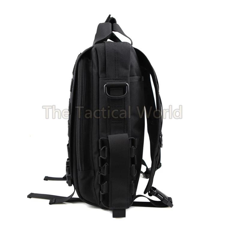 

Tactical Outdoor 14'' Men's Laptop Backpack Bags Waterproof Hiking Camping Molle Backpacks Tablet Shoulder Travel Bag, Black