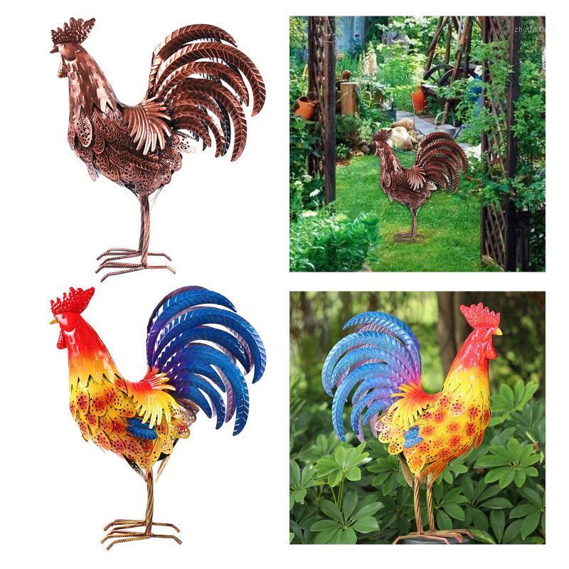 

Garden Decorations Rooster Statues Outdoor Sculpture Ornament Yard Art For Lawn Patio Artwork Decor