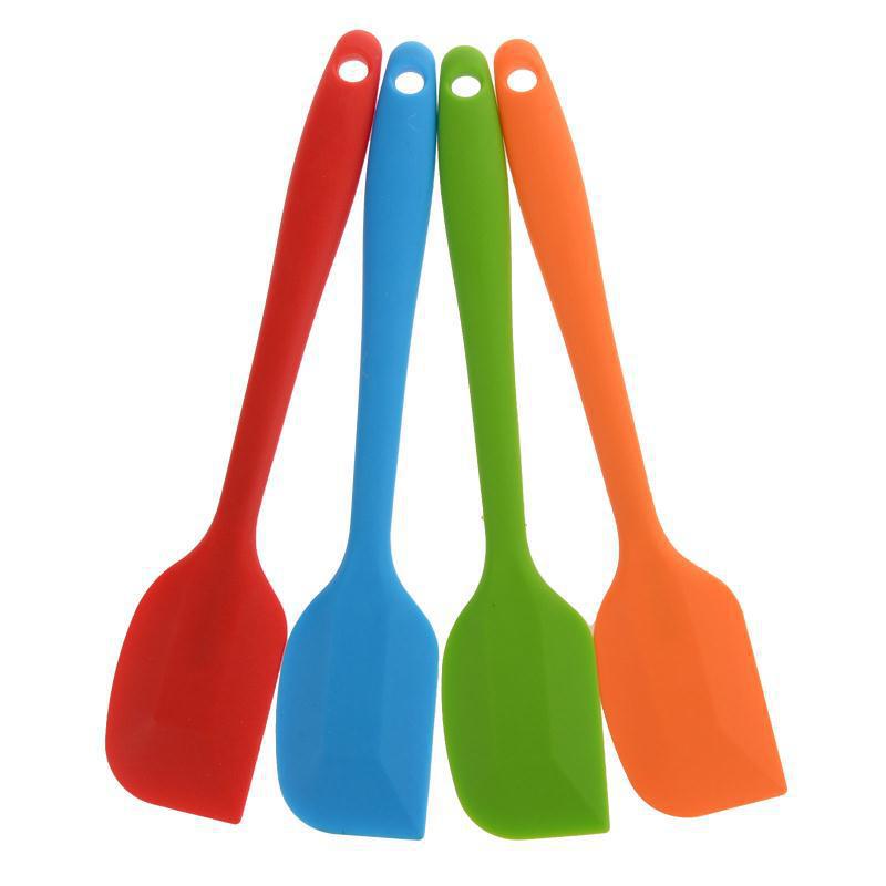 

Kitchen Silicone Cream Butter Cake Spatula Mixing Batter Scraper Brush Butter Mixer Cake Brushes Baking Tool Kitchenware AHF3504