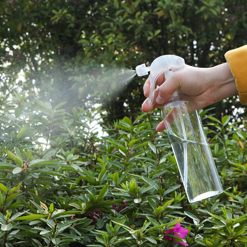 

300ml Plant Water Flower Water Spray Bottle Household Hand-pressed Watering Pot Transparent Professional Haircut Sprinkler