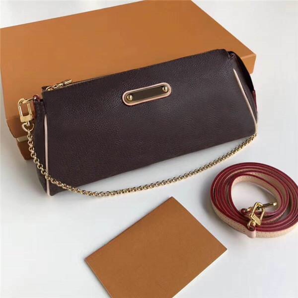 

Wholesale ladies classic chain shoulder strap women messenger bag leather ladies retro one shoulder pillow bag handbag mobile phone wallet, Brown