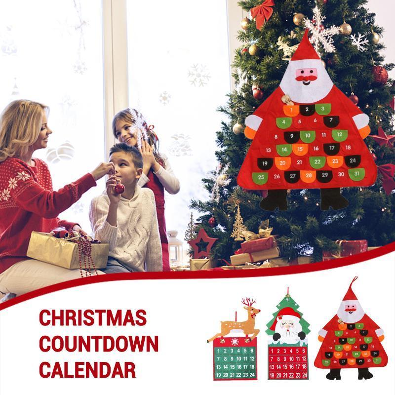 

Christmas Countdown 24 Days Calendar Pendant Christmas Tree Decoration Calendar1