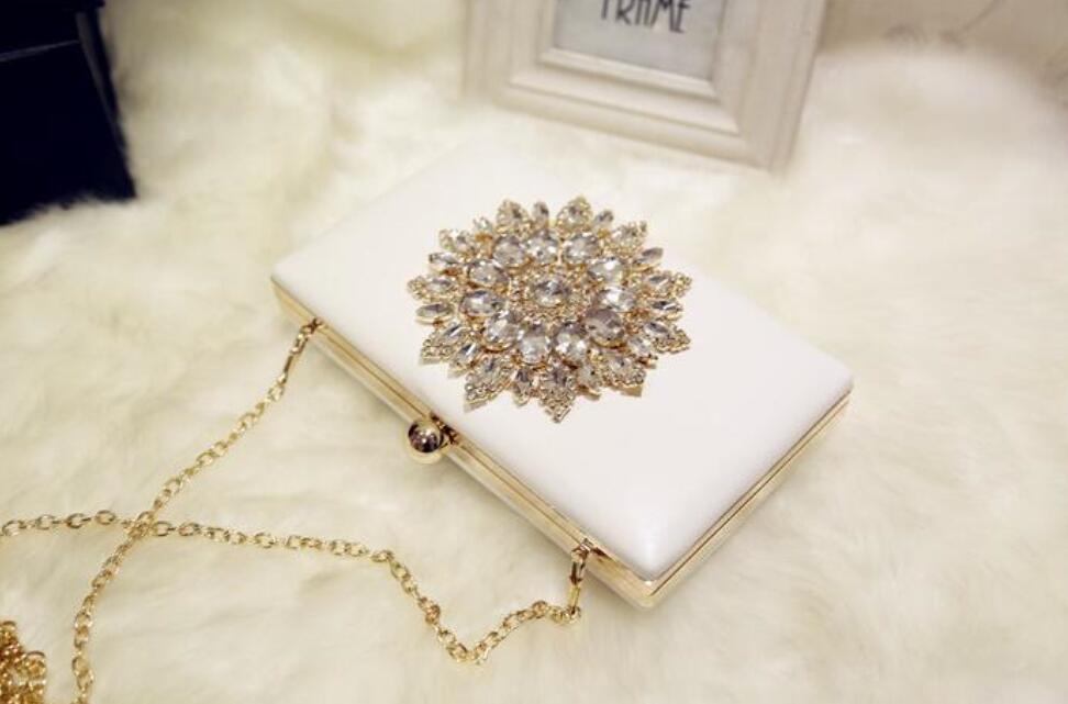 

HBP Rainbow Diamond Evening Bags Women 2021 New Fashion Color Square Rhinestone Shoulder Bag Female Chic Party Dinner Clutch Purse 08ER