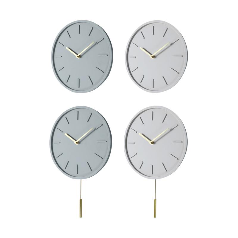

Nordic Quartz Wall Clock Modern Living Room Mute Clock Swing Home Personality Wall Bedroom Home Decor Silent