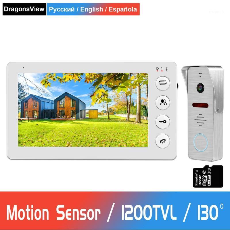 

Video Doorbell Home Intercom Wired 7 inch HD Monitor with IR Night Vision Doorbell Camera Support Motion Sensor Video Door Phone1
