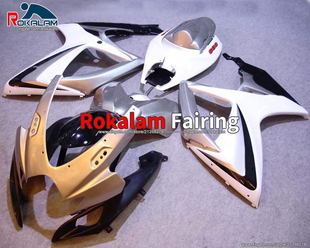 

GSXR 600 GSX-R600 2006 For Suzuki GSXR 750 Motorcycle Fairing 2007 Aftermarket Body Kits Fairings Kits 2006 K6 06 07 (Injection Molding), Customize