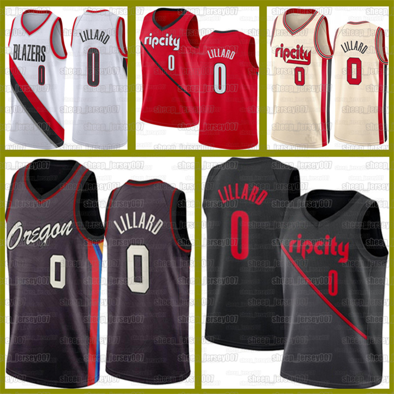 

2021 Portland Trail Blazers Jerseys Damian 0 Lillard Basketball Carmelo 00 Anthony New Russell 4 Westbrook Wizards Jerseys, Jersey(kaituozhe-0)