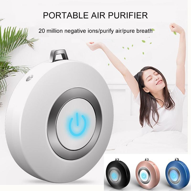 

Portable Air Purifier Ionizer Air Purifier Freshener Smoke Cleaner Formaldehyde Removal For Home Car Office Purifiers