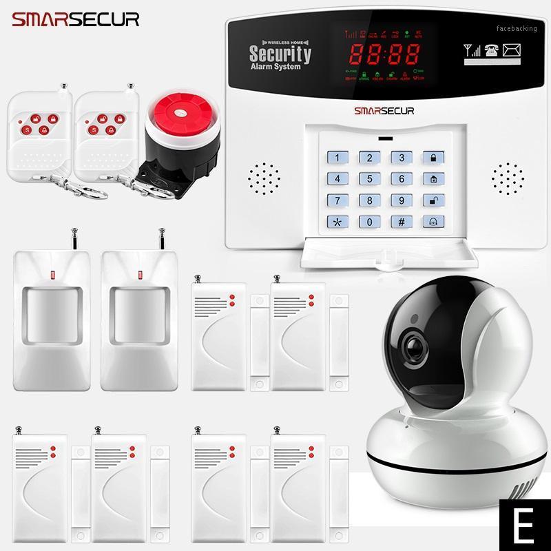 

Smarsecur G99 Russian/Spanish voice prompt Wireless Home Security GSM Alarm systems LCD Display Wired Siren Kit SIM SMS Alarm1