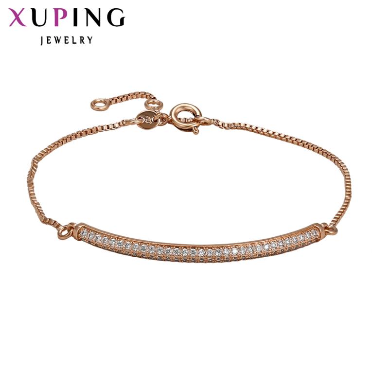 

Xuping Fashion Bracelet High-quality Fashion Gold Color Plated Jewelry for Women Special Design 73663