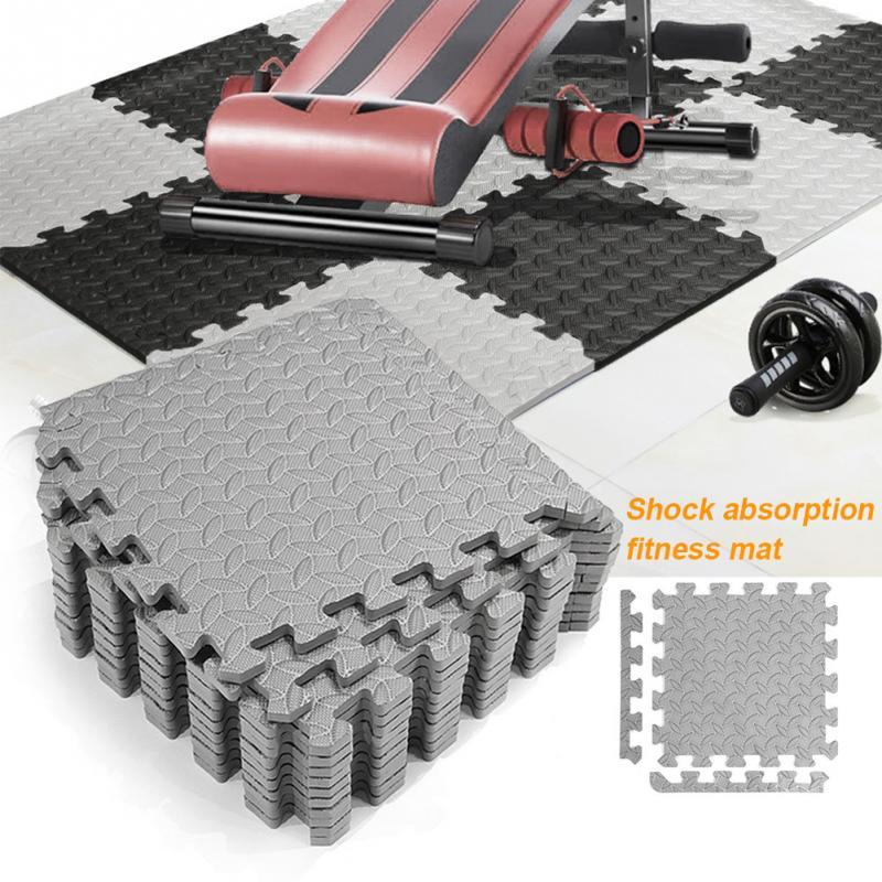 

12pcs/set Exercise Floor Mat Soft EVA Floor Protective Anti-slip Shockproof Buffer Cushion Pad Indoor Gym Yoga Execising Mat