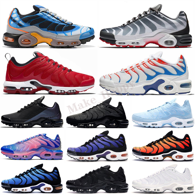 

2020 Nuovo vapori TN Inoltre Midnight Navy Lemon Lime Argento USA Mens donne che gestiscono scarpe firmate da tennis di sport Mens Trainers, Color 24
