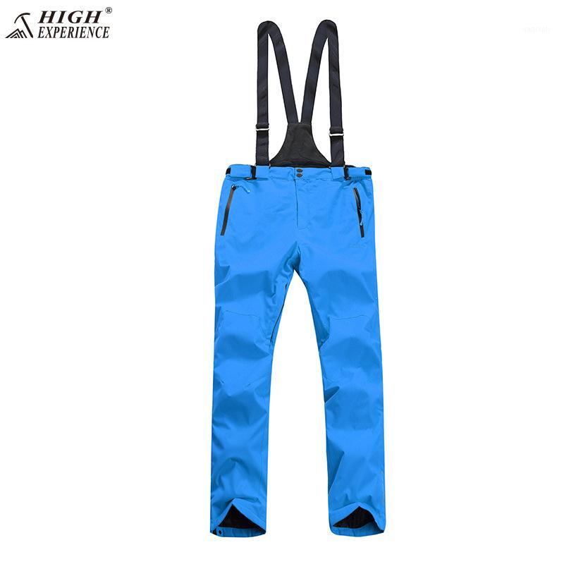 

2018 NEW High Experience Winter Orange Ski Pant Snow Snowboard Pants Men Suspenders Overalls Ski pants free shipping1, Pants 6