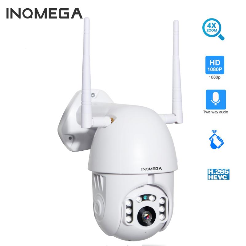 

INQMEGA 4X Digital Zoom H.265X 1080p PTZ IP Camera Outdoor Speed Dome CCTV Security Cameras WIFI Exterior IR Home Surveilance