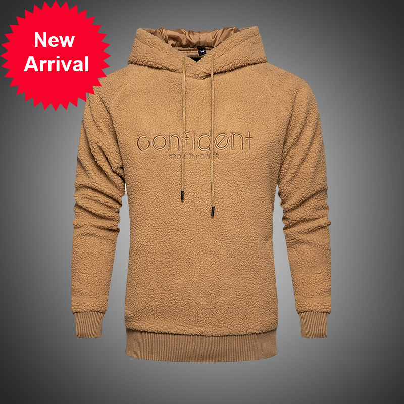 

Winter in the men' tops 2020 male casual hoodie, Khaki y06