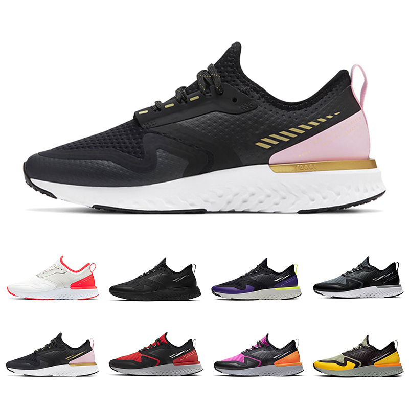 

Fashion Bred odyssey react run utility shield 2 mens running shoes be true black white red green men women trainers sports sneakers, Color#3