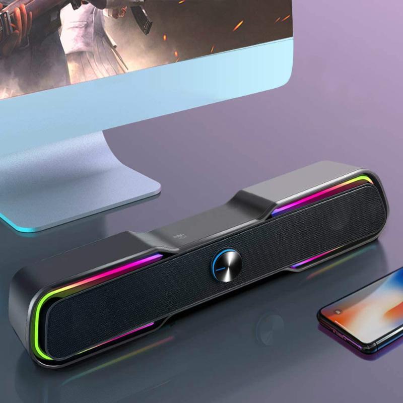 

Computer Audio Home Desktop Bar Speaker RGB Subwoofer TV Multimedia Mobile Phone
