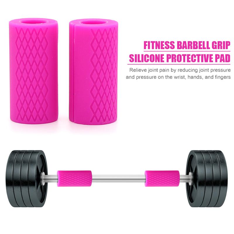

Thick Dumbbell Fat Barbell Grips Anti-Slip Protect Bars Handle Silicone Pad for Easy Safety Working-out Ornaments