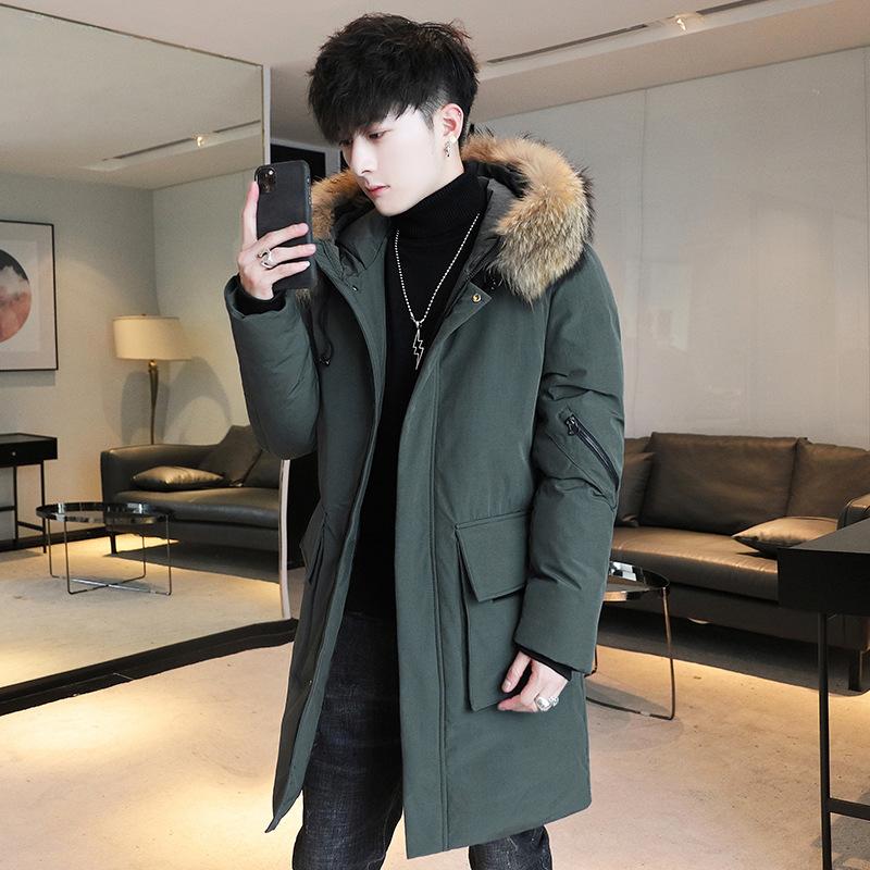 

men's cotton padded clothes are fashionable, loose and comfortable, with detachable collar and thickened cotton coat, See chart