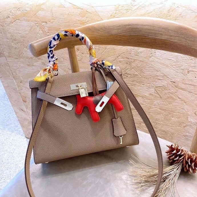 

Handbag Herme Net Red ame tyle Kely Bag Leather Women' Advanced Feeling 2022 New ingle houlder with Veratile Hand [finihed on Augut