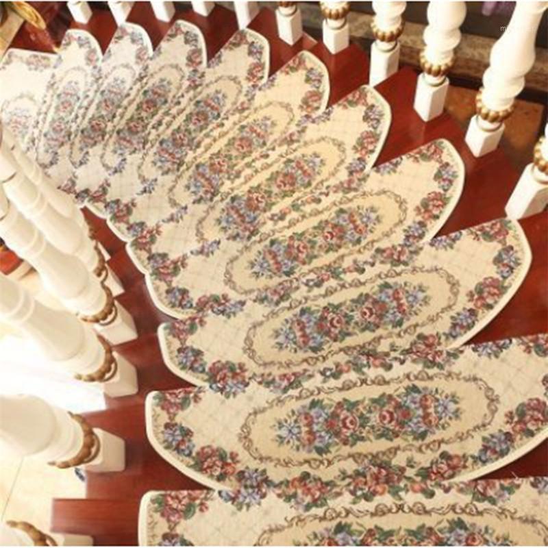 

19Pieces Stair Carpet Sets Slip Resistance Stair Tread Mats Step Rug For 24X74cm Fit For 25cm Width1, 05