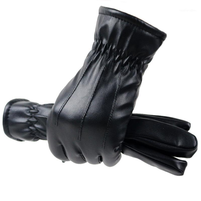 

Five Fingers Gloves Fashion Winter Warm Women Plus Velvet Thickening Windproof Waterproof Cold Weather With Dual Lining1