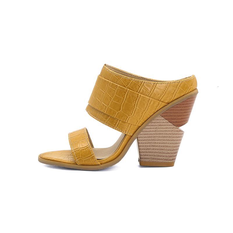 

2021 New Fashionable Female Sandals High Heels Yellow Ladies Shoes Y9YW, Silver.