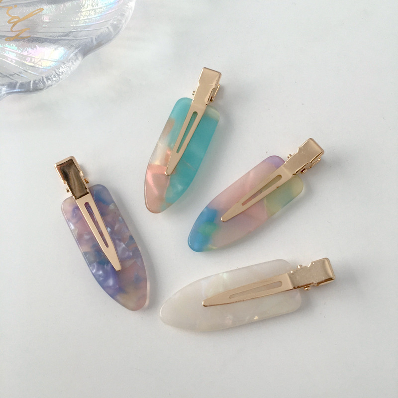 

Length 6 CM Girls Surfboard Shape Clamps Barrettes Korean Women Head Wear Acetic Acid Bang Claw Clips Wash Scrunchies Ponytail Bang Hairpins Hair Accessories