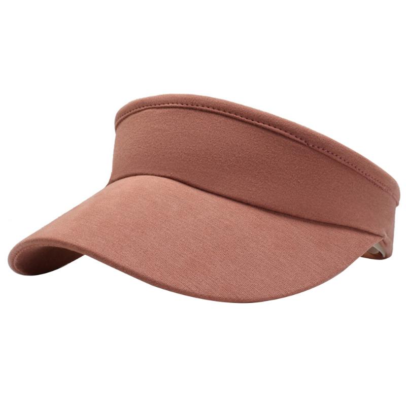 

Women Visor Hat Cycling Fashion Outdoor Sports Baseball Cap Sunproof Adult Adjustable UV Protection Solid Empty Top Casual, Yellow