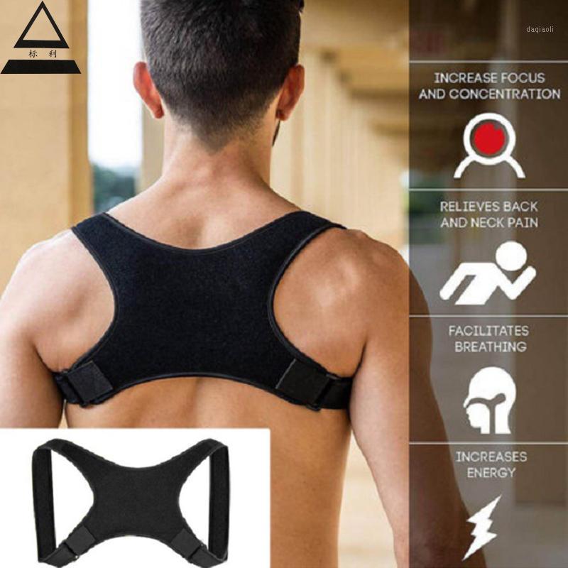

Spine Posture Corrector Protection Back Shoulder Posture Corrector Correction Band Humpback Back Pain Relief Brace1, Black